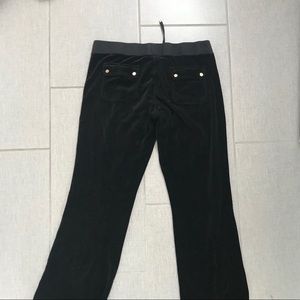 Juicy Couture Black Velvet Pants